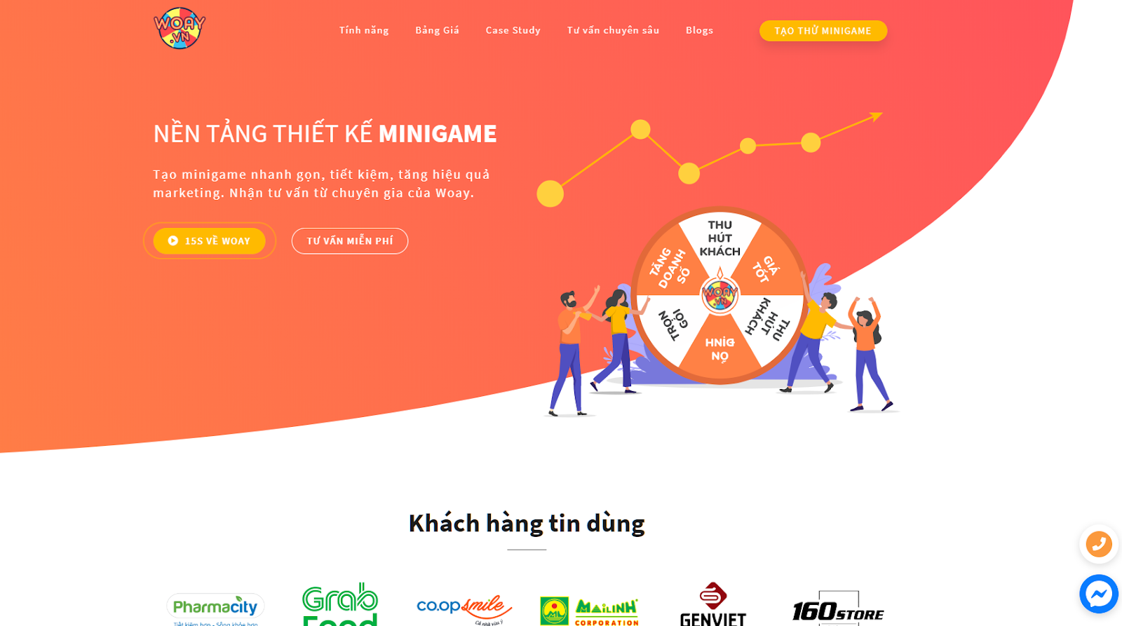 Woay - nền tảng thiết kế minigame